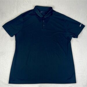 Nike Golf Dri Fit Standard Fit Polo Shirt Black 3XL Mens Short Sleeve